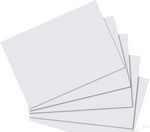 Fiches bristol A6 10,5x14,8cm 170g blanc uni blanc par 100