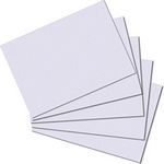 Fiches bristol A7 7,4x10,5cm 170g blanc uni par 100