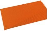Intercalaires trapézoidales carton rigide  pour format A4 orange