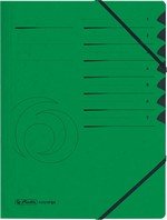 Trieur 7 compartiments noir easyorga A4 carton vert
