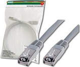 Cable Patch Cat. 5e, F/UTP, blindé, 30 m, gris