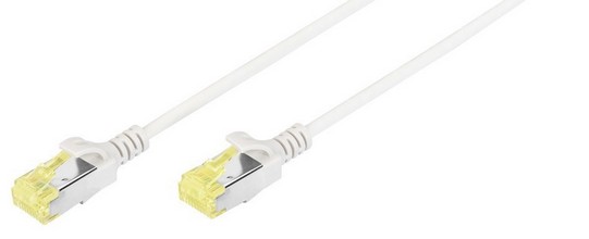 Cable de brassage Slim, Cat.6A, U/UTP, 2,0 m, gris