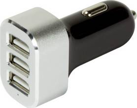 Chargeur allume-cigare 3 ports USB 5.100 mA