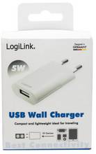 Chargeur USB adaptateur secteur 1 prise USB-A blanc