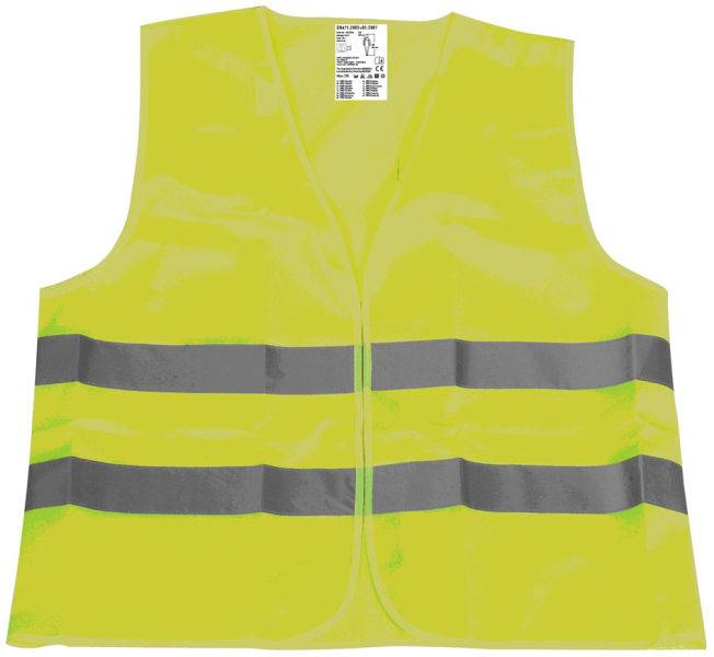 Gilet de sécurité norme EN 471  Polyester jaune