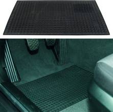 Tapis de sol pour voiture en caoutchouc 420x420mm noir