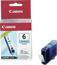 Cartouche jet d'encre Canon BCI6PC Cyan clair