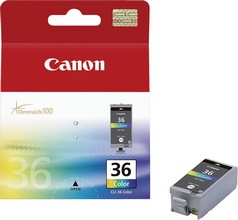 Cartouches jet d encre Canon CLI36 3 couleurs