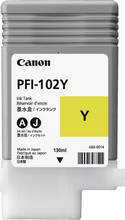 Cartouches PFI102Y pour traceur Canon Prograf Jaune