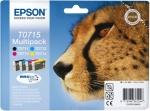 Multipack T0715 4 Cartouches Epson T0711, T0712, T0713, T0714