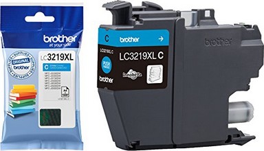 Cartouche jet d'encre Brother LC-3219XLC haute capacité 1500 pages pour MFC-J5330DW cyan