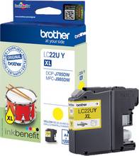 Cartouche jet d encre Brother LC-22UY 1200 pages pour MFC-J985DW DCP-J785DW jaune