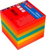 Bloc cube 550 feuilles papier assortis non encollées 90 x 90 mm