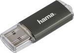 Clé USB Hama 2.0 Laeta 16Go 10 MB/s Gris