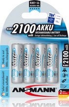 Piles rechargeables NiMH AA 2100 mAh lot de 4