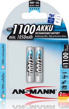 Piles rechargeables NiMH AAA 1100 mAh HR03 lot de 2