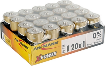 Piles Alcaline X-Power Baby C LR14 1,5 volts par 20