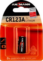 Pile photo lithium CR123 1375mAh 3 V