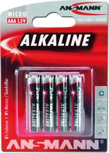 Piles Alcaline RED micro AAA LR03 1,5 volts blister de 4
