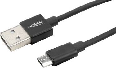 Câble de données et de charge, USB-A - Micro USB-B 1,2 mètres