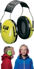 Casque antibruit Peltor Kid H510 confort pour les oreilles d'enfants vert fluo / noir