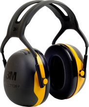 Casque antibruit PELTOR confort X2A pour niveaux de bruit modérés et élevés noir/jaune