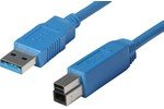 Cable USB 3.0 USB A male - USB B male 1 m