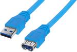 Cable USB 3.0 USB-A male - USB-A femelle 1,80 m