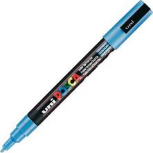 Marqueur peinture Posca PC-3M pointe conique fine 0,9-1,3mm bleu clair