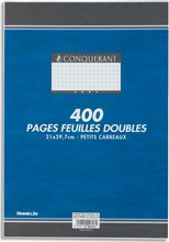 Copies doubles non perforées 400 pages A4 70g 5 x 5