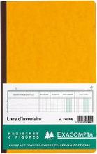 Piqure 32x19,5cm Livre d'inventaire 31 lignes 80 pages