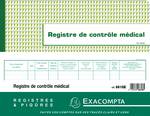 Piqûre 24x32cm Registre de contrôle médical folioté 60 pages