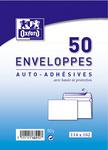 Enveloppes blanche velin 114 x 162 mm C6 auto-adhésive 80g par 50