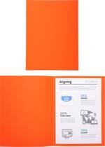 Chemises dossier Standard Forever 220g 24x32cm 100% recyclé paquet de 100 orange