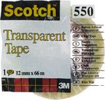 Scotch film adhésif 550 transparent 12 mm x 66 m