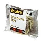 Rouleau Scotch adhésif 550 transparent 19 mm x 66 m