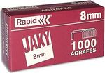 Agrafes Jaky 8 cuivré pour Rapid 110 et pinces prestojak