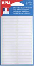 Etiquettes adhésives blanches 35x5mm écriture manuelle pochette de 238 