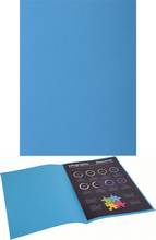 Sous chemises teintes vives Rock's 22 x 31 cm 80g paquet de 100 bleu