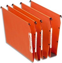 Dossiers suspendus DUAL pour armoire fond 15mm orange