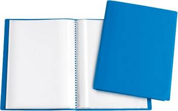 Protège-documents standard A4 20 pochettes 40 vues bleu