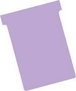 Fiches T Indice 3 violet largeur 92 mm étui de 100