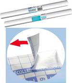 Rouleau couvre-livres adhésif repositionnable mat incolore 100cmx10m PP5/100ème