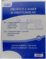 Protège-cahier 24x32cm cristal Luxe 22/100éme avec marque-page