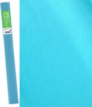 Papier crepon rouleau 0,5x2,5m 32g bleu turquoise