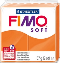 Fimo Soft pate à modeler à cuire mandarine 57 g