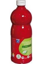Gouache liquide 1 litre Redimix rouge primaire