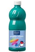 Gouache liquide 1 litre Redimix vert émeraude 529