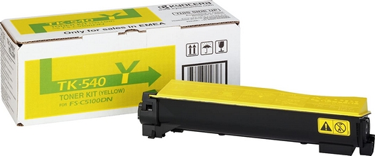 Toner KYOCERA MITA FS-C5100DN, jaune TK-540Y