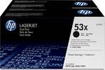 Cartouche toner laser 53X Double pack HP Q7553X noir HC 7000 pages LaserJet M2727 mfp, P2014, P2015